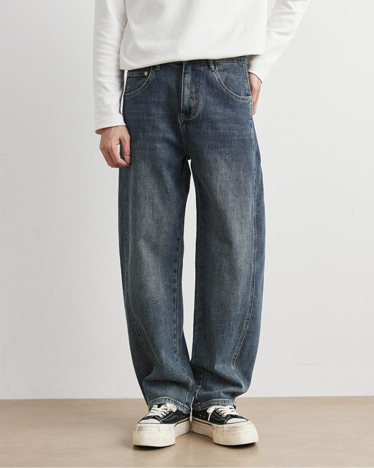 Big Relaxed Vintage Straight-Leg Jeans
