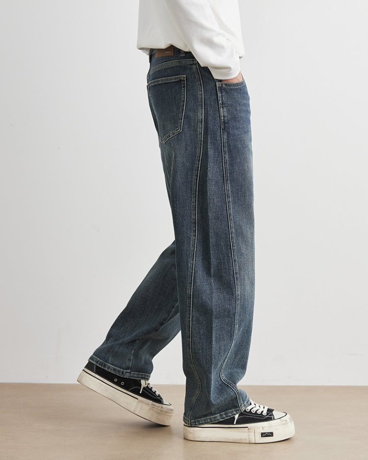 Big Relaxed Vintage Straight-Leg Jeans