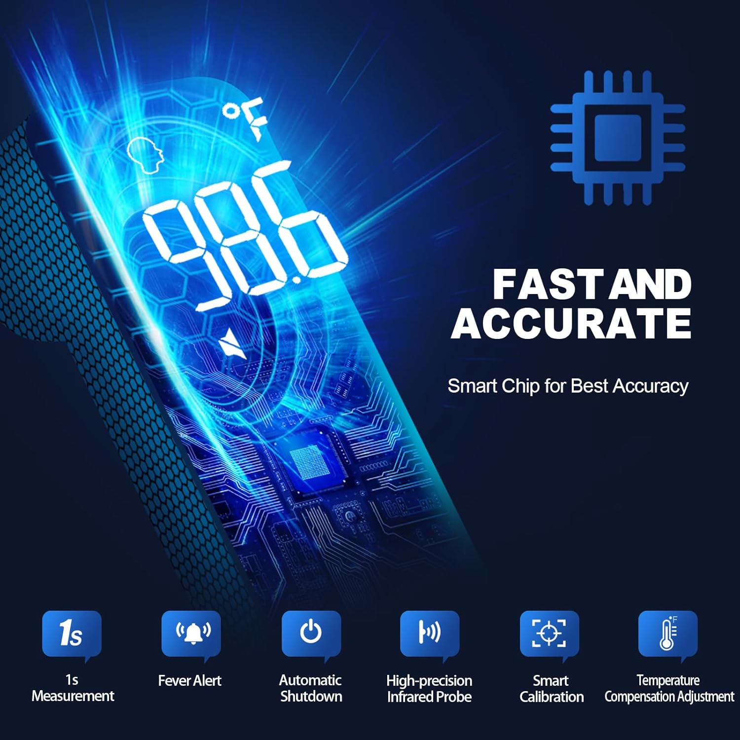 No-Touch Infrared Thermometer – Fast, Accurate & Hygienic Temperature Check