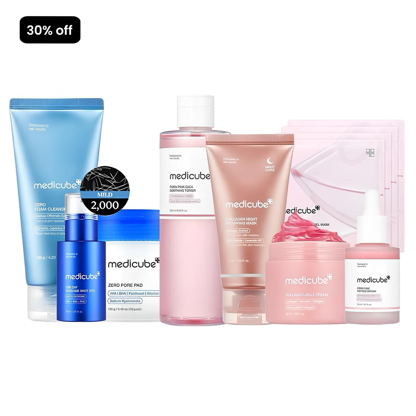 Medicube Ultimate Pore & Glow Skincare Bundle